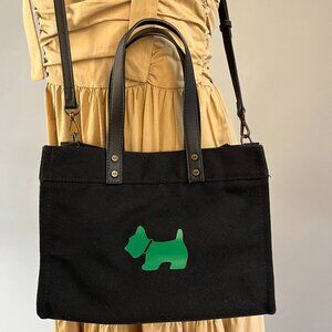 AGATHA  Terry Dog Tote Bag In Black